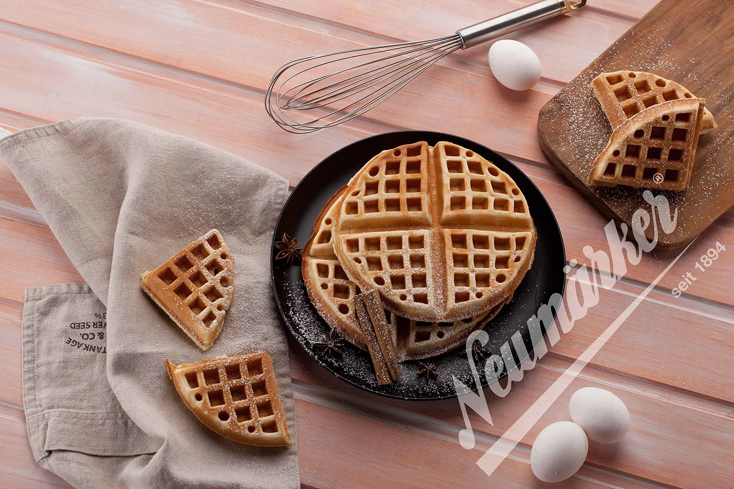 Neumaerker Americano Waffel Wechselplatten  31-40733-01 6    Neumaerker Americano Waffel Wechselplatten  31-40733-01 6