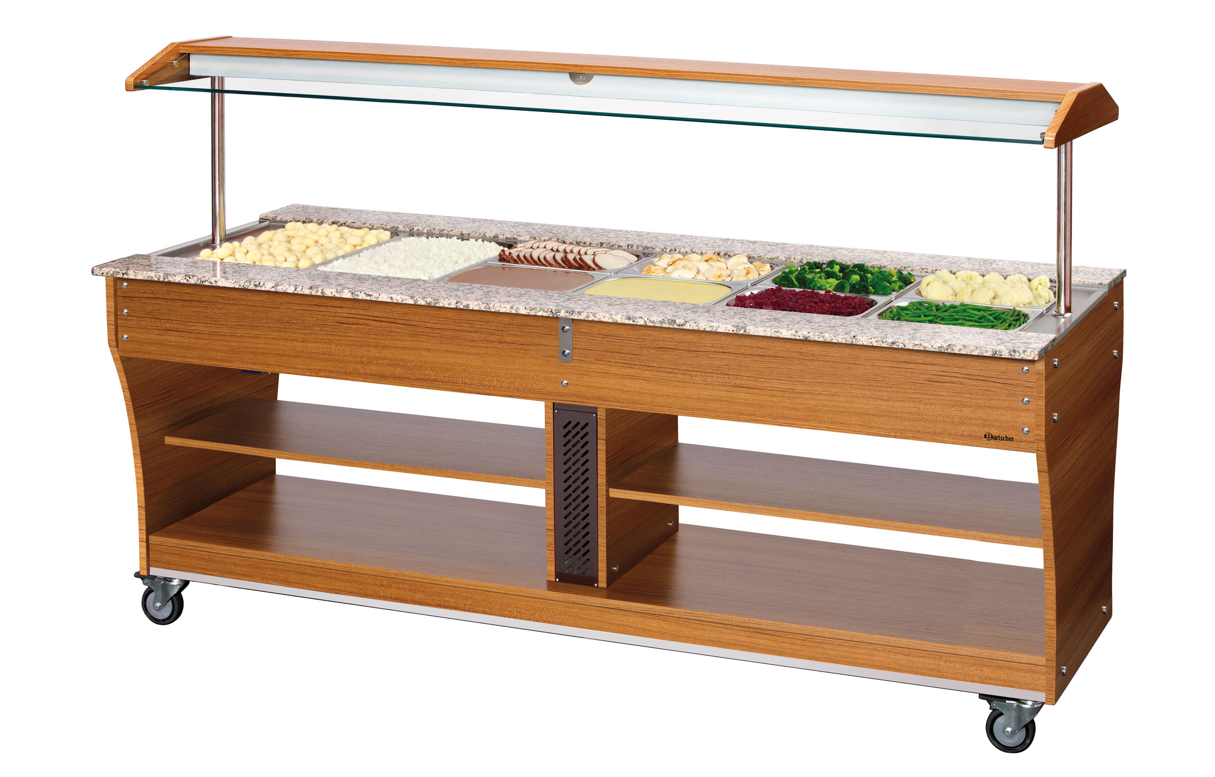 Bartscher 125624 Buffetwagen warm 6x 1/1 GN Bartscher 125624 Buffetwagen warm 6x 1/1 GN