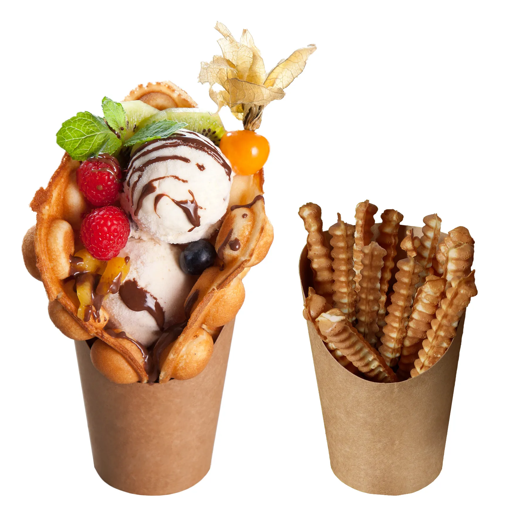 Neumaerker 00-40003 Snack-Becher Eco mit zwei gefuellten Bechern