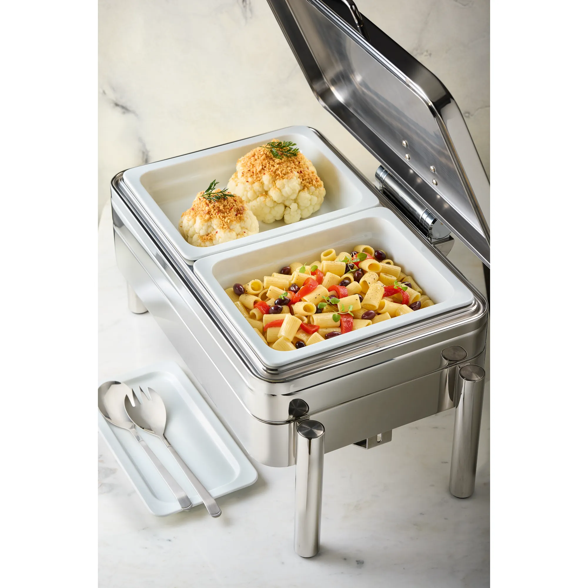 Chafing Dish, Halterung, Induktion, Wärmebehälter, Speisenbehälter