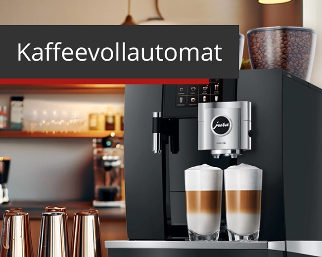 Startseiten Kategoriebild Kaffeevollautomaten, Kaffeemaschine, Espresso, Milchkaffee, Reichhaltiger Schaum, Gehäuse schwarz
