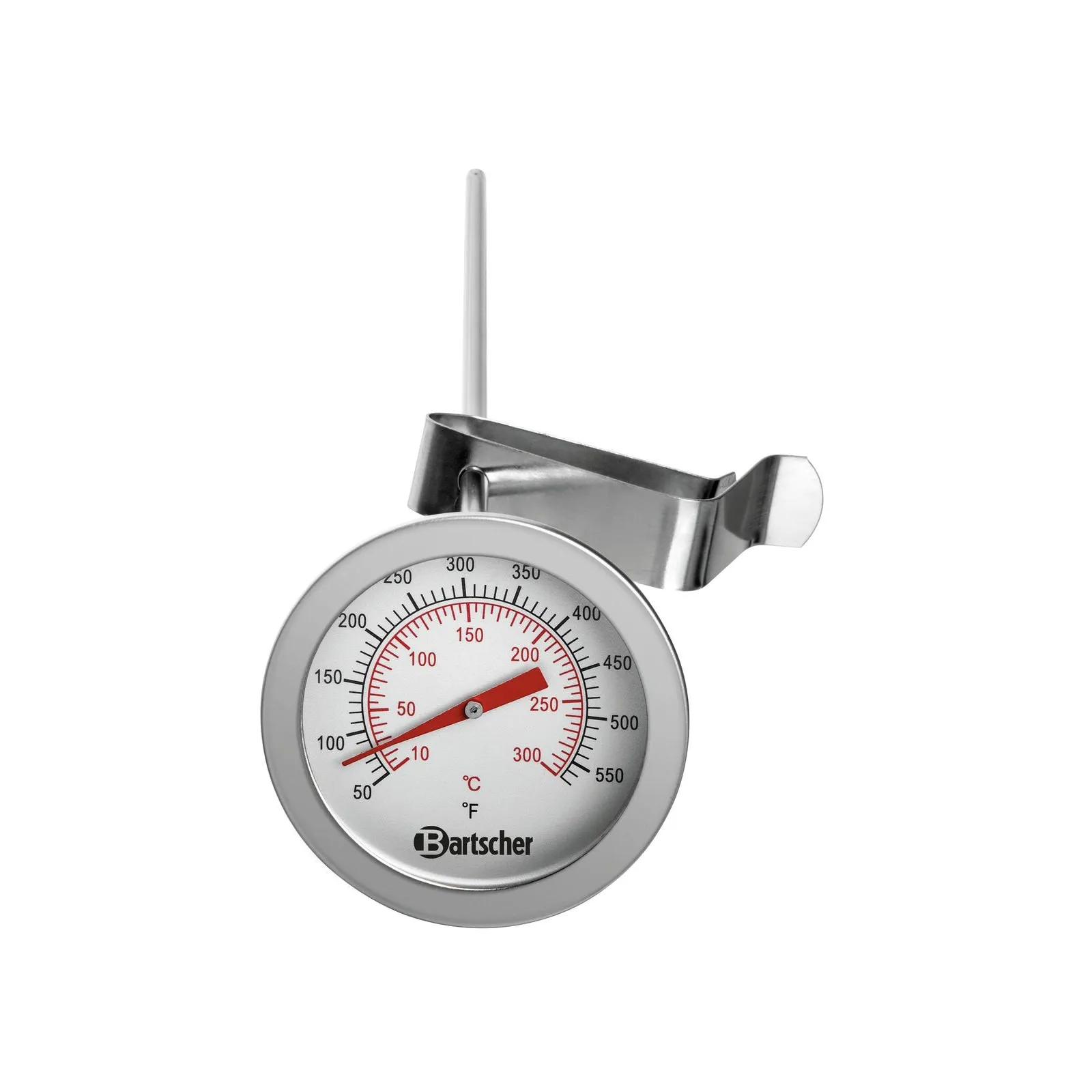 Bartscher 292046 Thermometer A3000 TP Ansicht von vorne, Thermometer, Grillthermometer, Rund, Stell, Kochthermometer