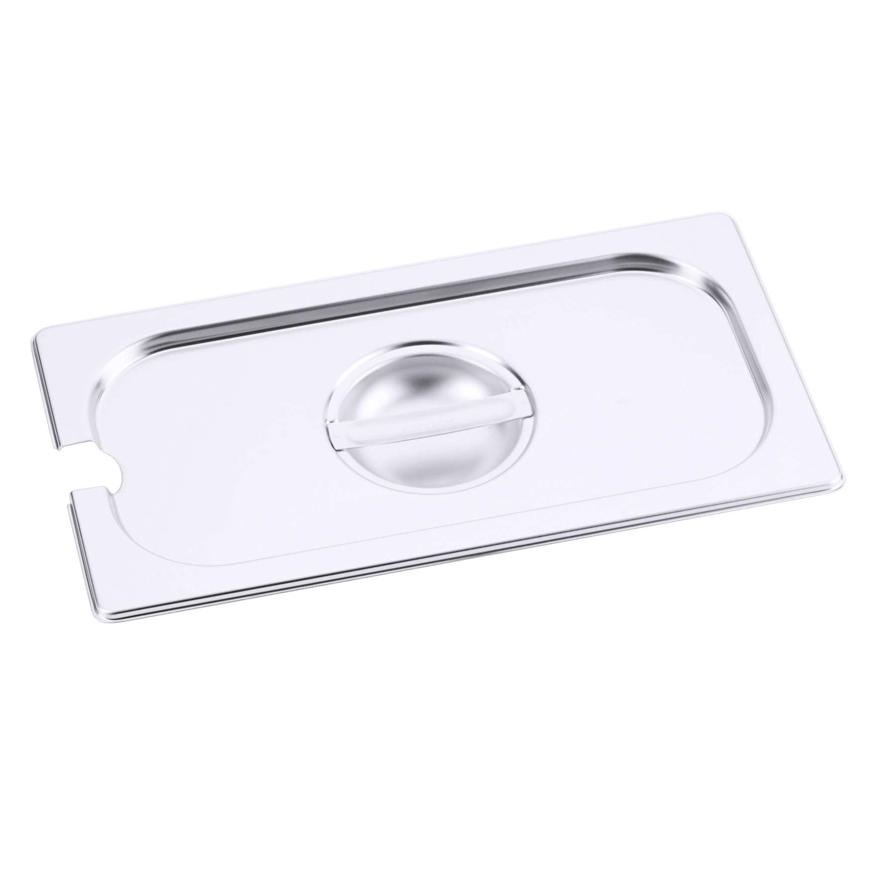 Contacto Edelstahl Deckel für Gastronormbehälter mit Loeffelausschnitt GN-1/3 7613325