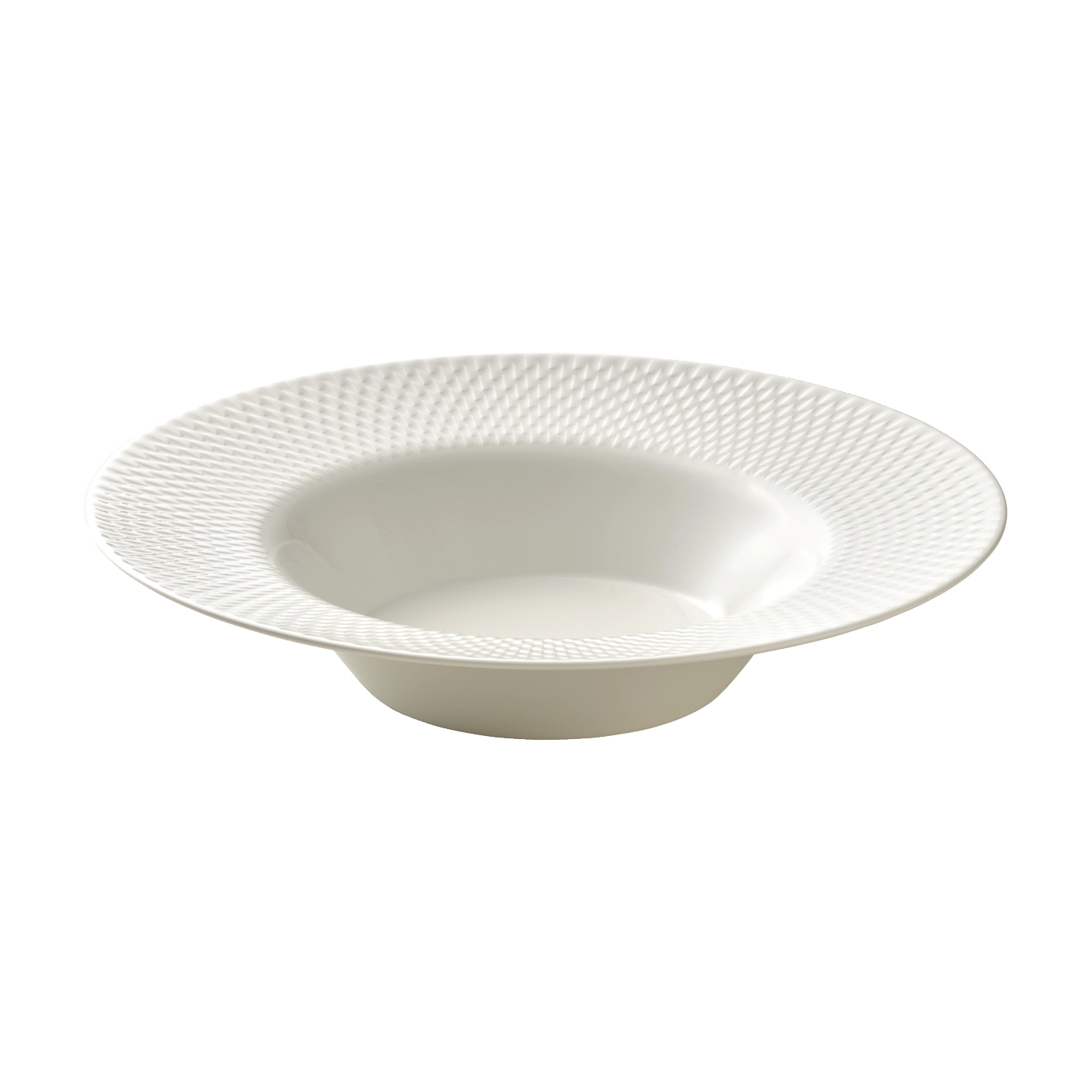 Bauscher Purity Reflections 6690174 Teller tief rund Fahne Relief