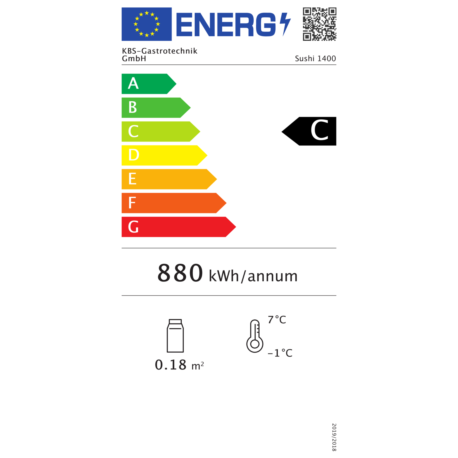  KBS 9161400 Energielabel  