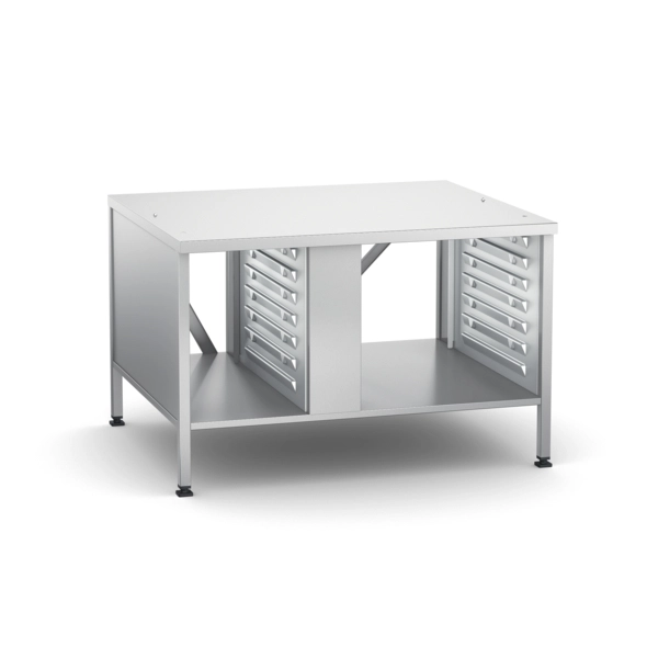 werkbank, metall, schubladen, industriell, stabiles