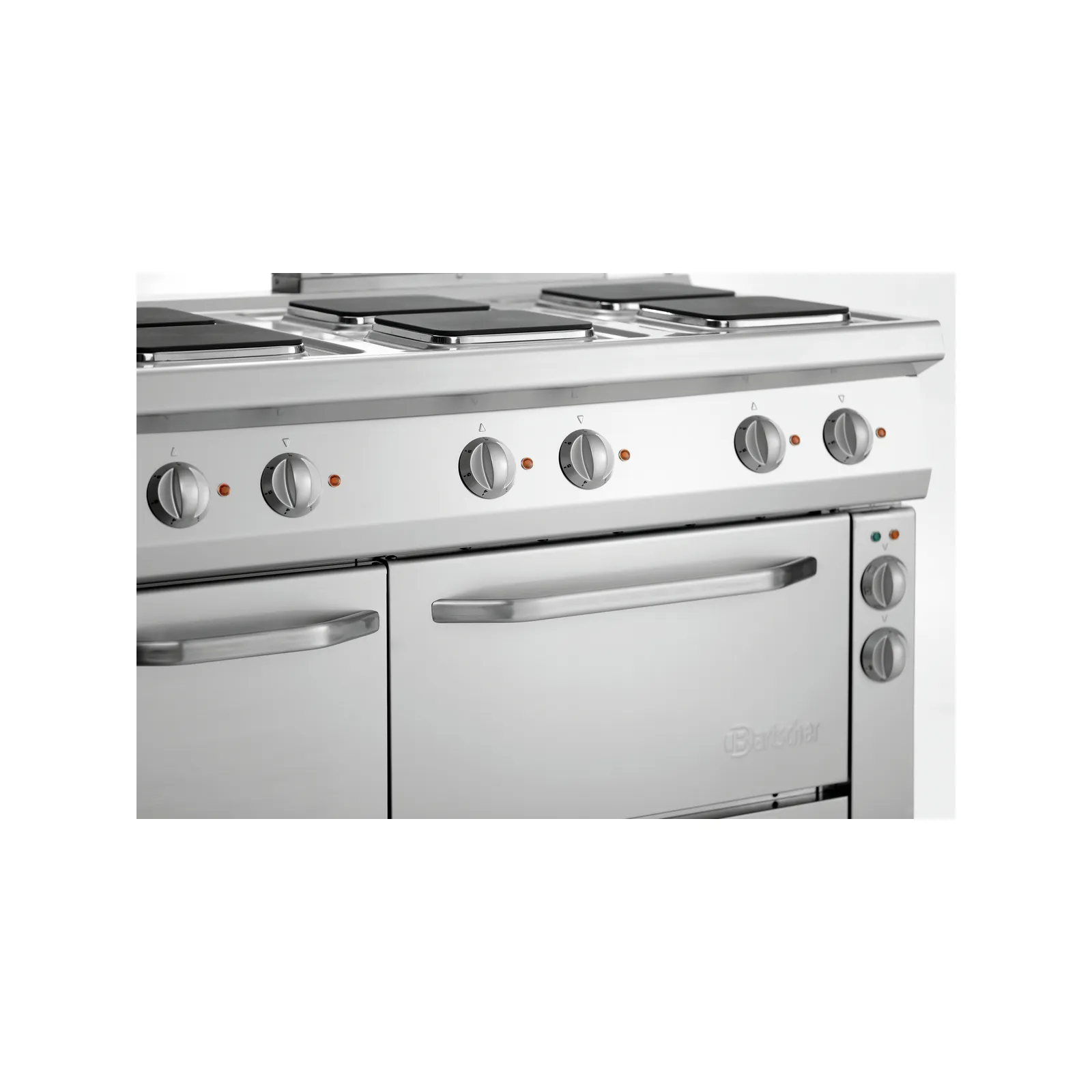 Bartscher 286347 Elektroherd 700 B1200 6PL EBO Nahansicht Bedienelemente