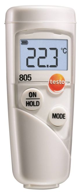 Testo 805 Mini-Infrarot-Thermometer mit Topsafe