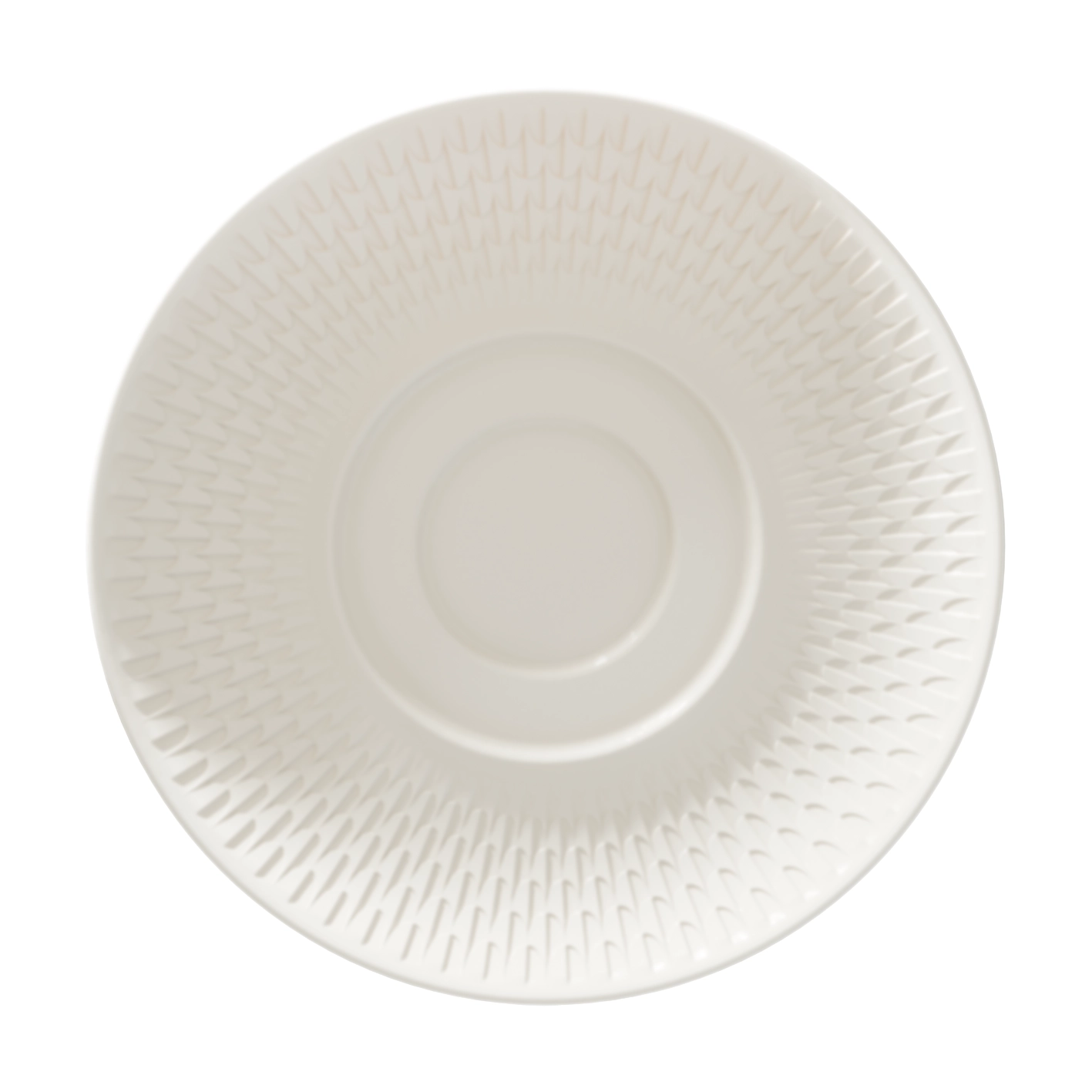 Bauscher Purity Reflections 6696869 Untertasse mit Doppelspiegel Relief