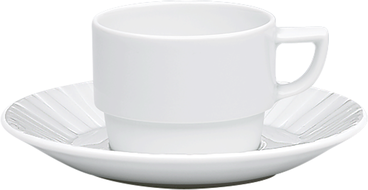 Schoenwald 9305118 Obertasse stapelbar mit Untere Struktur Schoenwald 9305118 Obertasse stapelbar mit Untere Struktur, Untertasse, Tasse, Getränk, Kaffee, Kaffeetasse