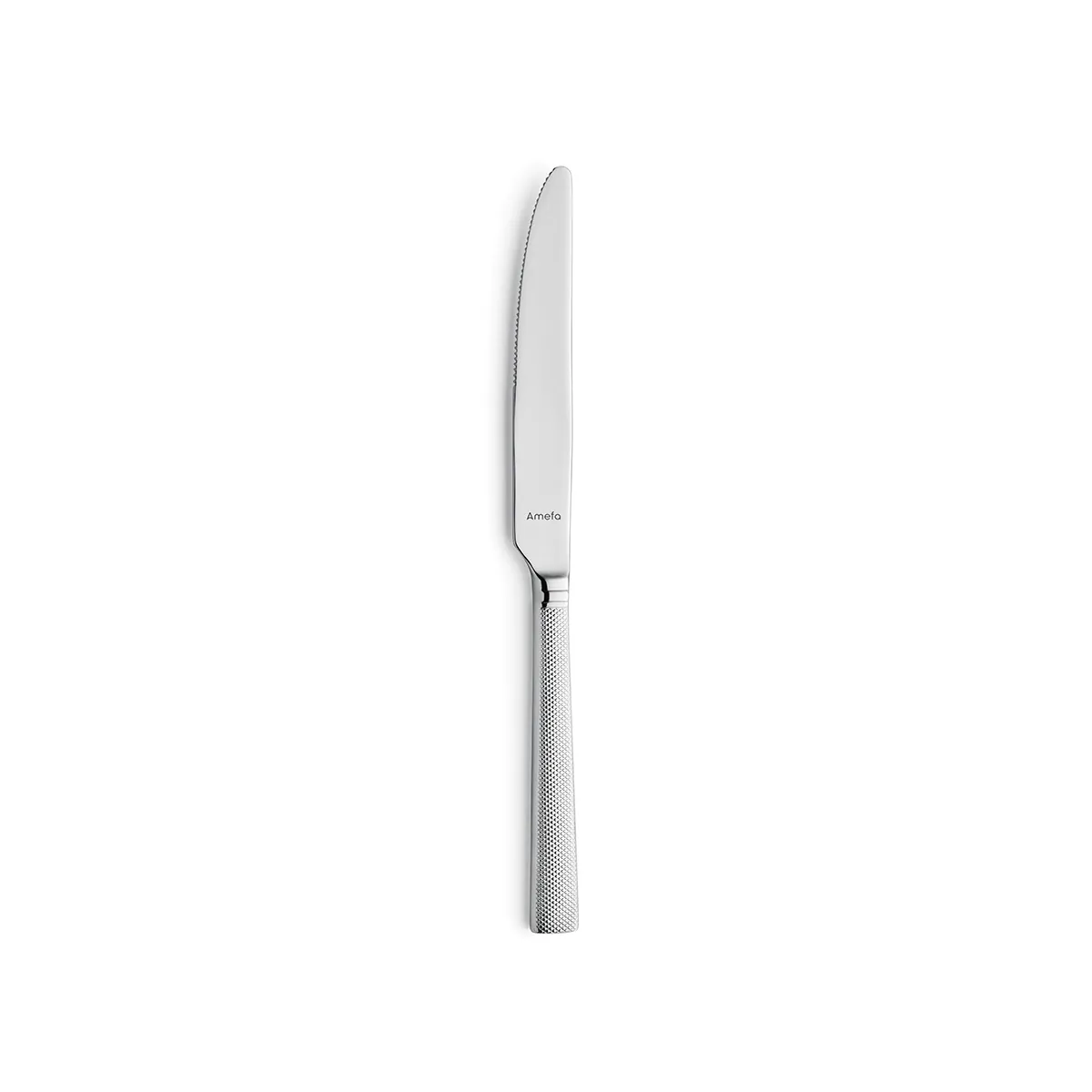 Amefa 801000B000335 Jewel Dessertmesser VH, messer, serrated-klinge, stahl, griff-textur, spitze