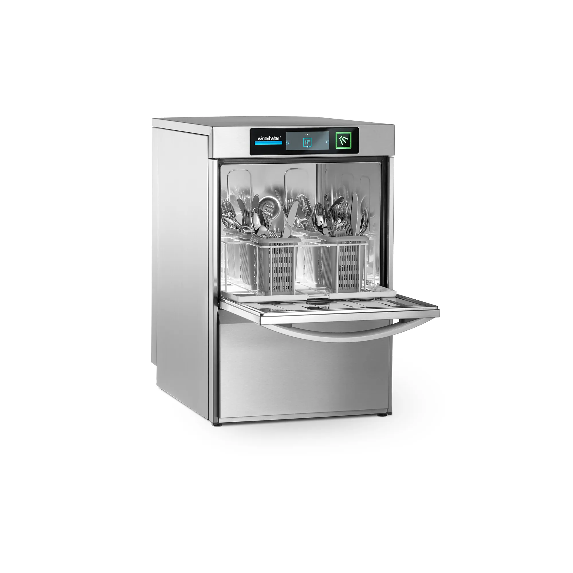 Winterhalter UC-S Besteckspuelmaschine, Geschirrspüler, Kompakt, Stahl, Spülkorb, Schubladeöffnung