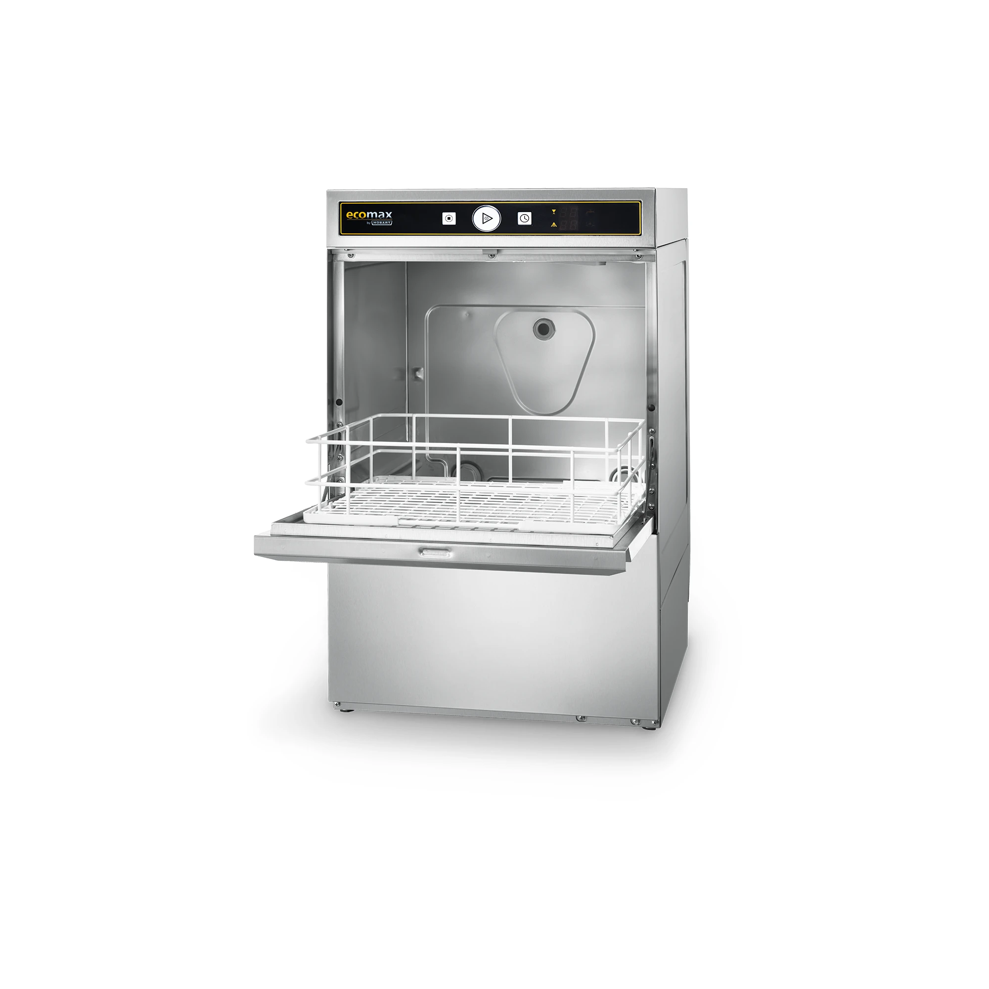 Ecomax G404 Glaeserspuelmaschine 6   Ecomax G404 Glaeserspuelmaschine geoeffnet mit Bistrospuelkorb