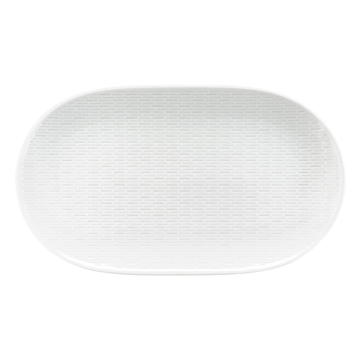 Bauscher 6732287 Platte oval coup Struktur