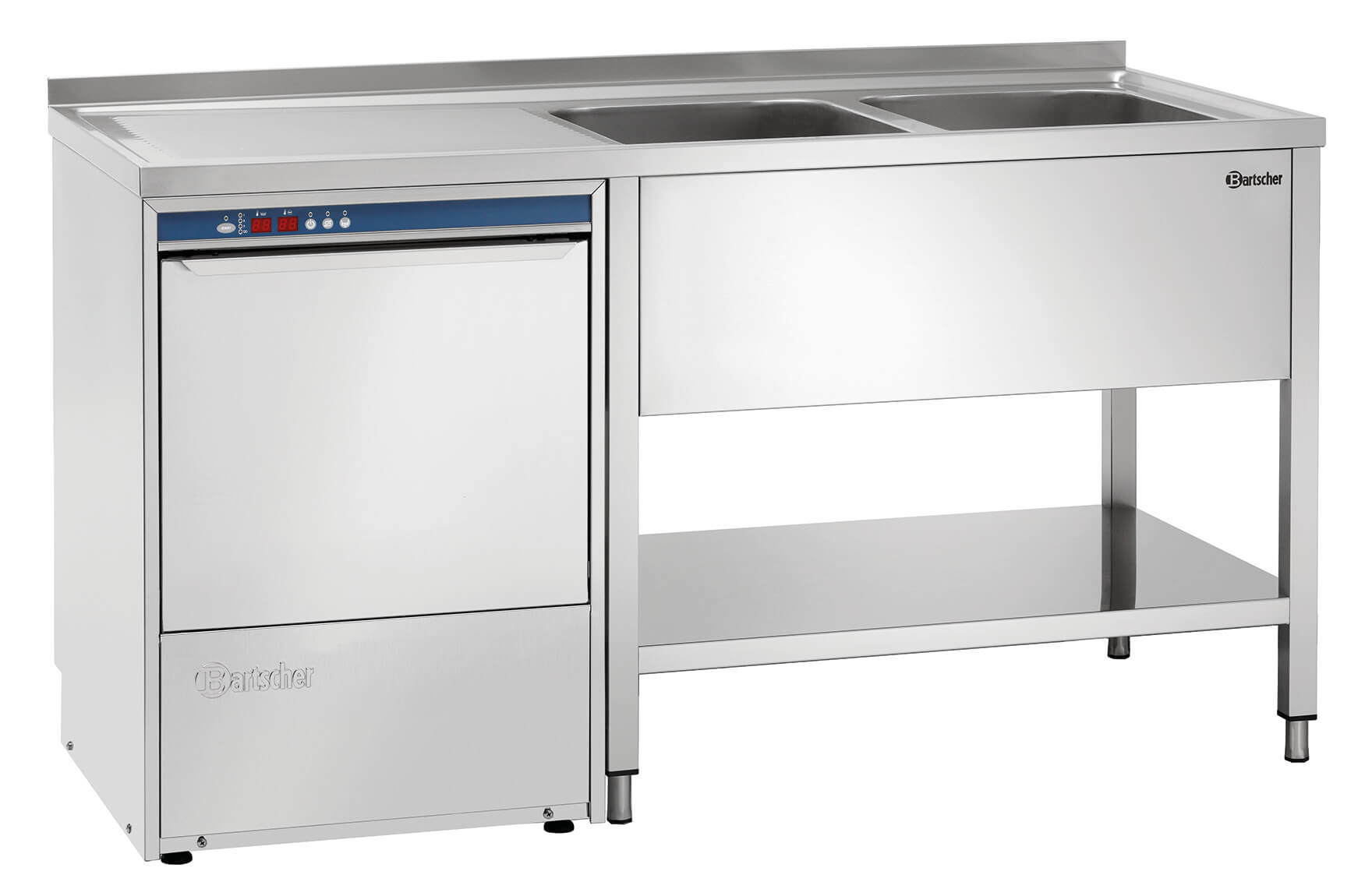 Bartscher 306650 Spülcenter 700 B1600 2 Becken RE Bartscher 306650 Spülcenter 700 B1600 2 Becken RE