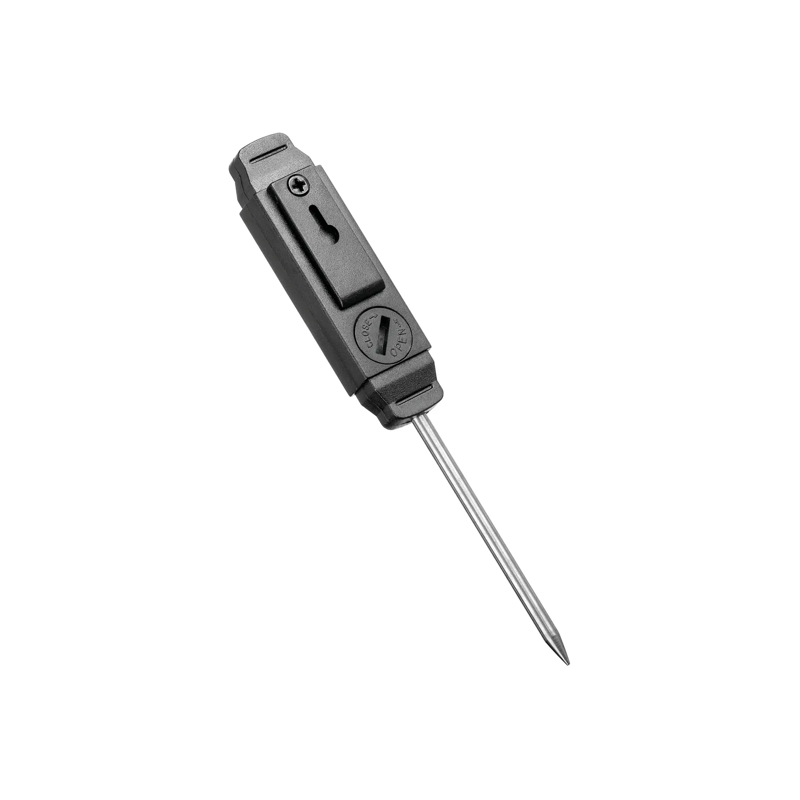 Bartscher 292042 Thermometer D1500 KTP Ansicht Komplett, von hinten, Schraubendreher, Schraubendreher-Spitze, Schlitzschraubendreher, Werkzeughalter, Stiftschraubendreher