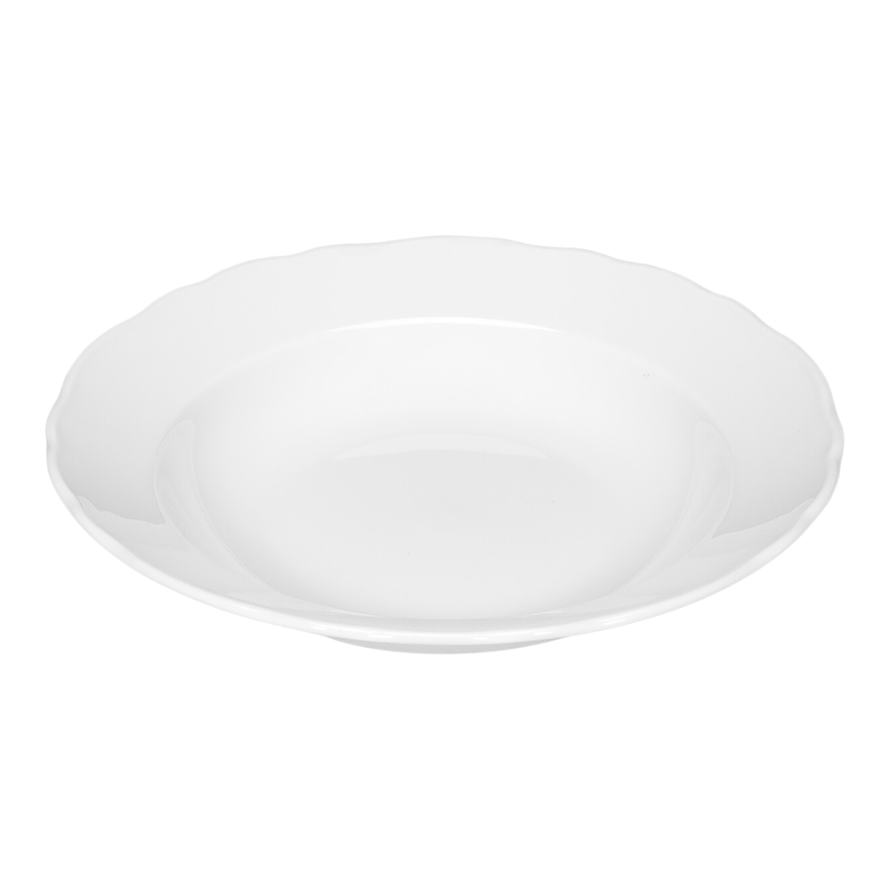 Bauscher 6450123 Teller tief rund coup Fahne Bauscher 6450123 Teller tief rund coup Fahne, Porzellan, Töpferei, Mahlzeit, Teller, Suppenschüssel