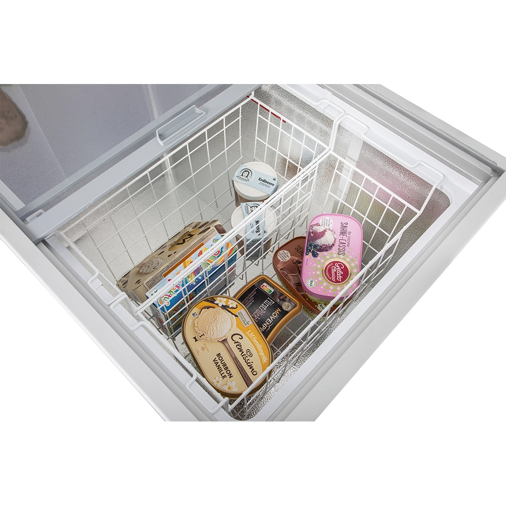 KBS 922022 Tiefkuehltruhe gewoelbter Glasschiebedeckel d201 Ansicht 4    KBS 922022 Tiefkuehltruhe gewoelbter Glasschiebedeckel d201 Ansicht 4