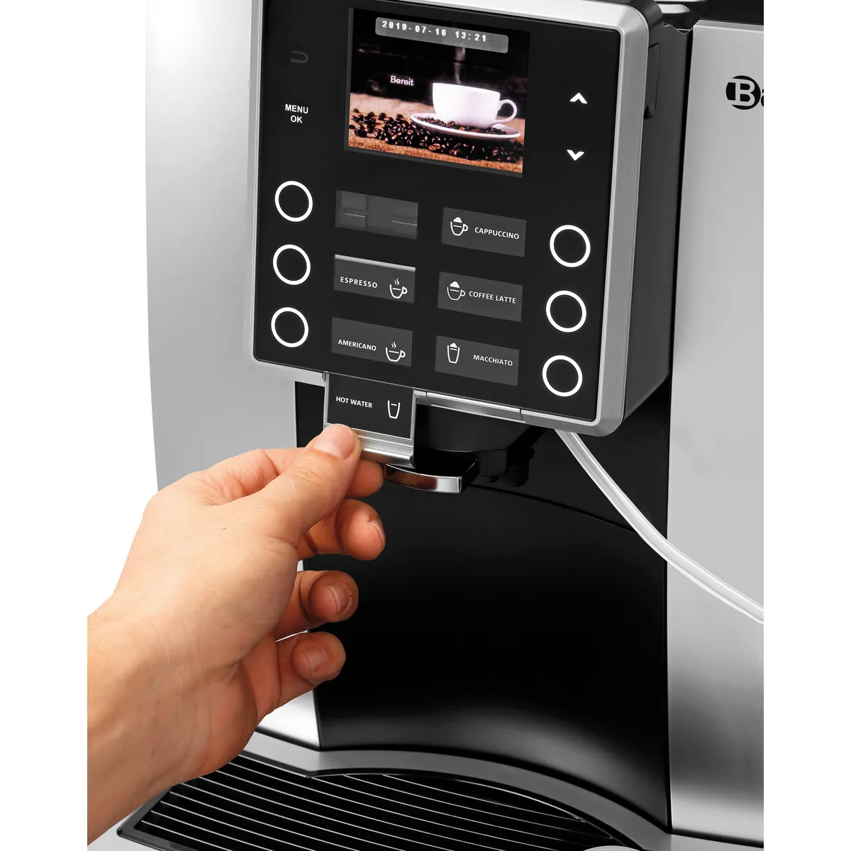 Bartscher 190052 Kaffeevollautomat Heisswasserfunktion