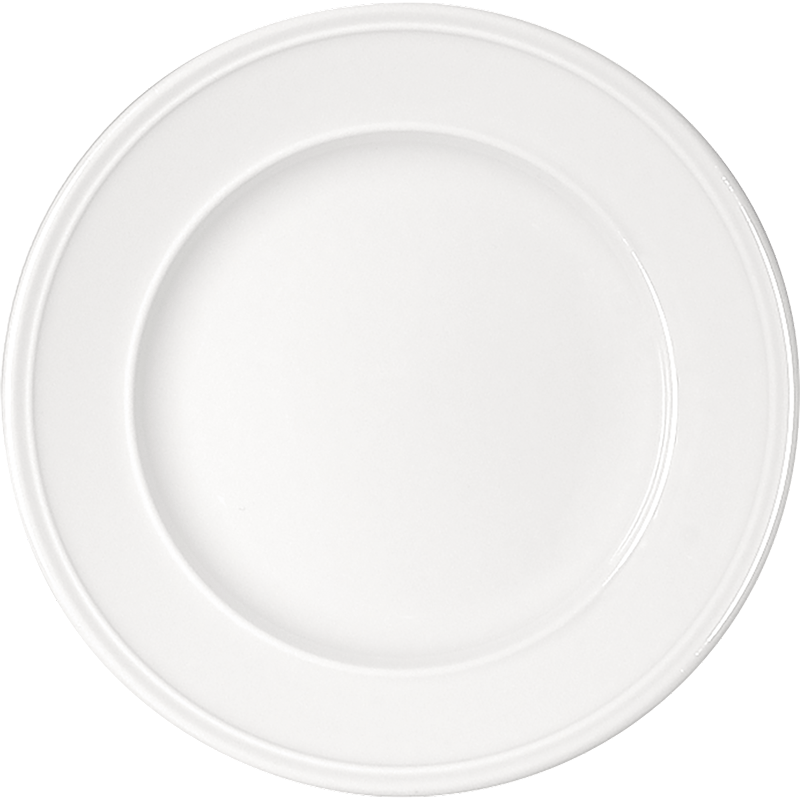 Bauscher 6281823 Teller flach steile Fahne, Porzellan, Töpferei, Mahlzeit, Teller, Untertasse