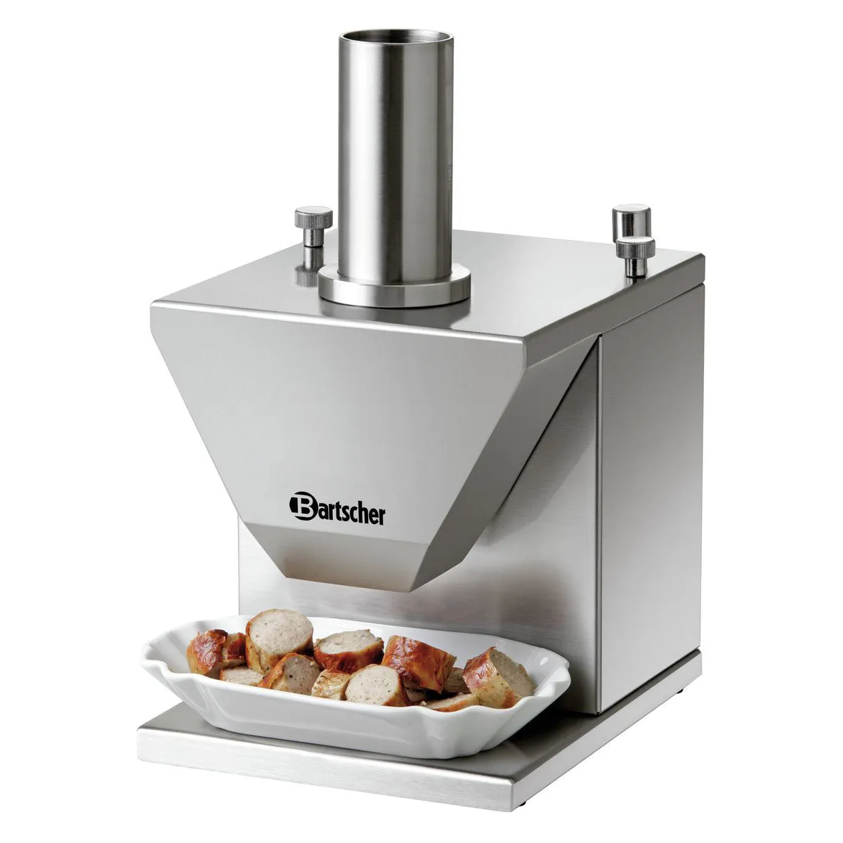 Bartscher 120578 Currywurstschneider mit geschnittener Wurst