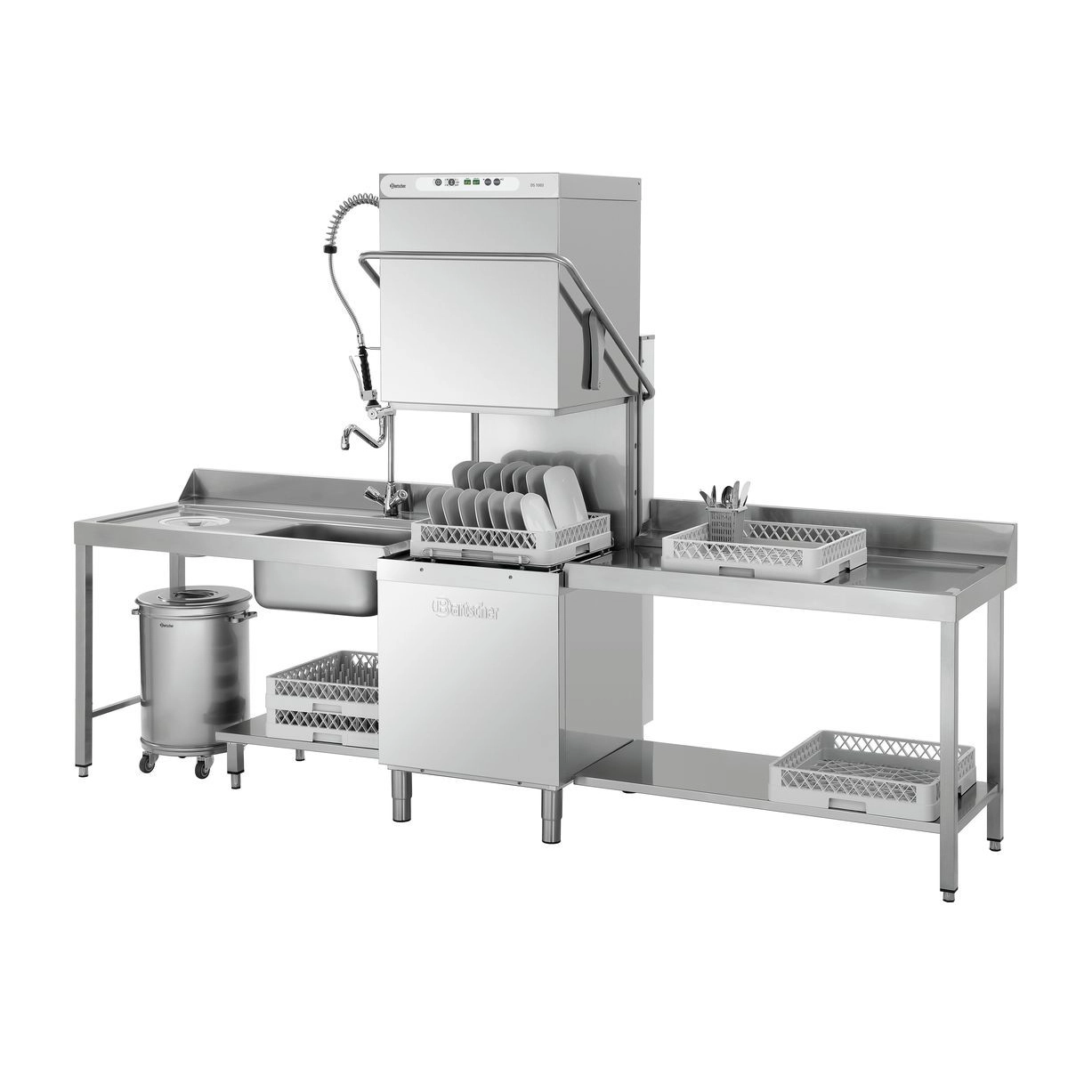 Bartscher 109343 Durchschubspuelmaschine 8 Bartscher 109343 Durchschubspuelmaschine 8