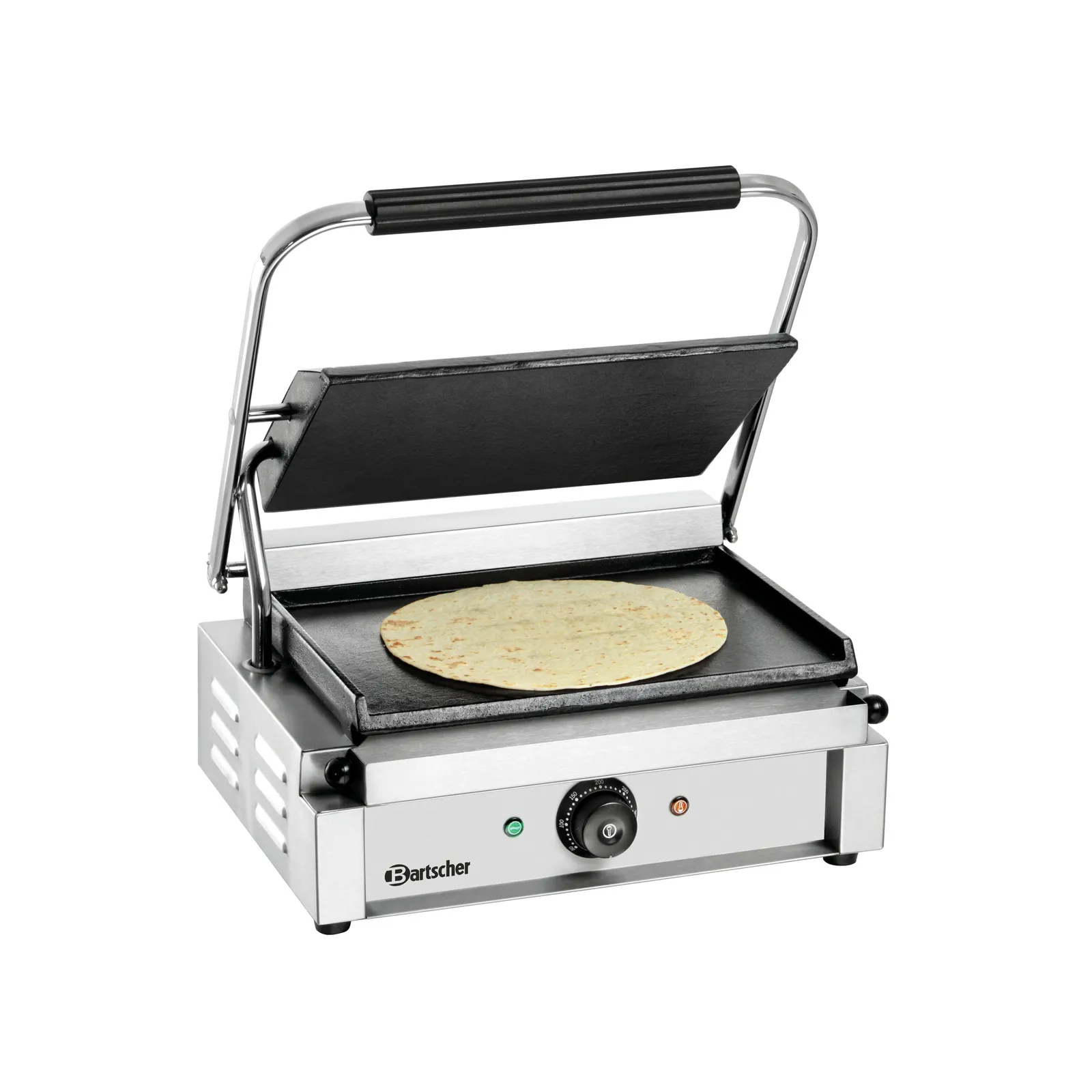 Bartscher A150679 Kontaktgrill Panini MDI Glatt Ansicht Komplett mit Wrap