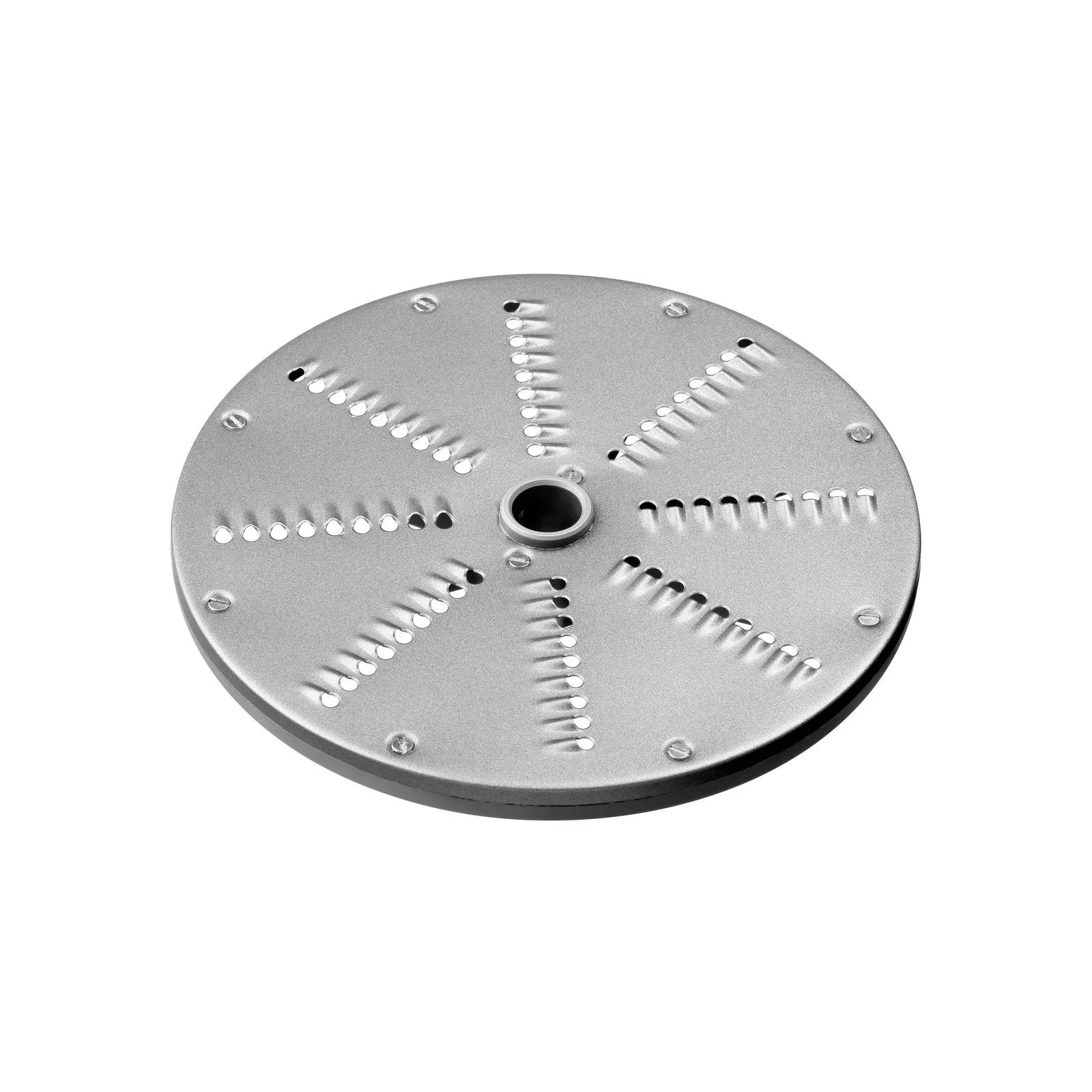 Bartscher 120302 Schneidscheibe K5-AHB Ansicht Komplett, Schneidplatte, Metallscheibe, Lochmuster, Zahnradträger, Werkzeugteil