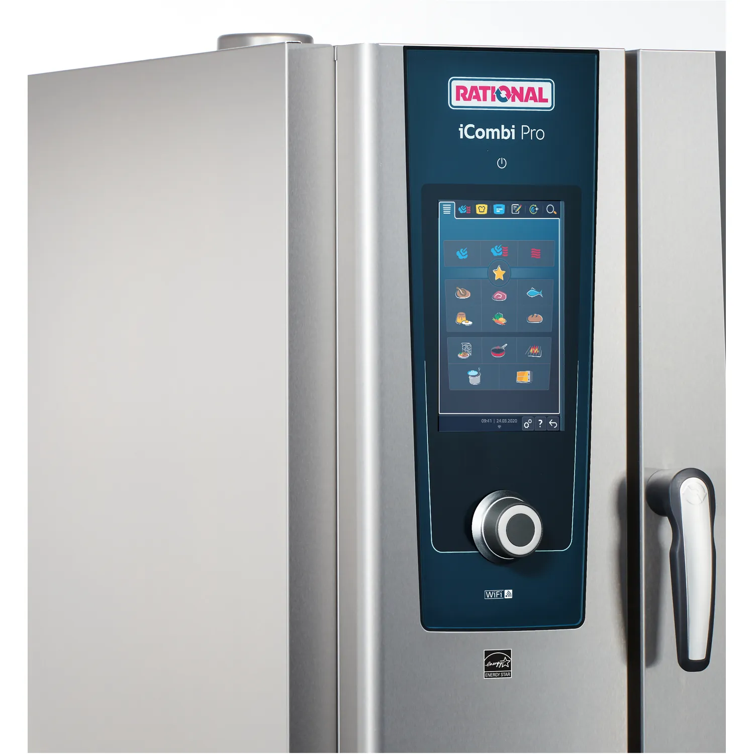 Rational Kombidaempfer iCombi Pro Bedienung Ansicht 2, Kühlschrank, Kühlgerät, iCombi Pro, Touchscreen, Edelstahl