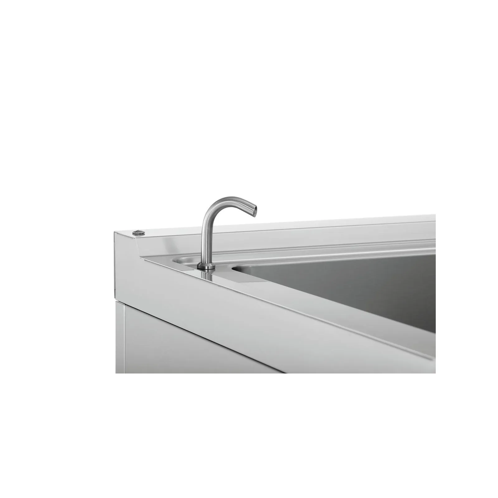 Bartscher 286302 Bain Marie 700 B800 UO mWE Nahansicht Wasserhahn, Spüle, Spülbecken, Armatur, Küchenarmatur, Edelstahl