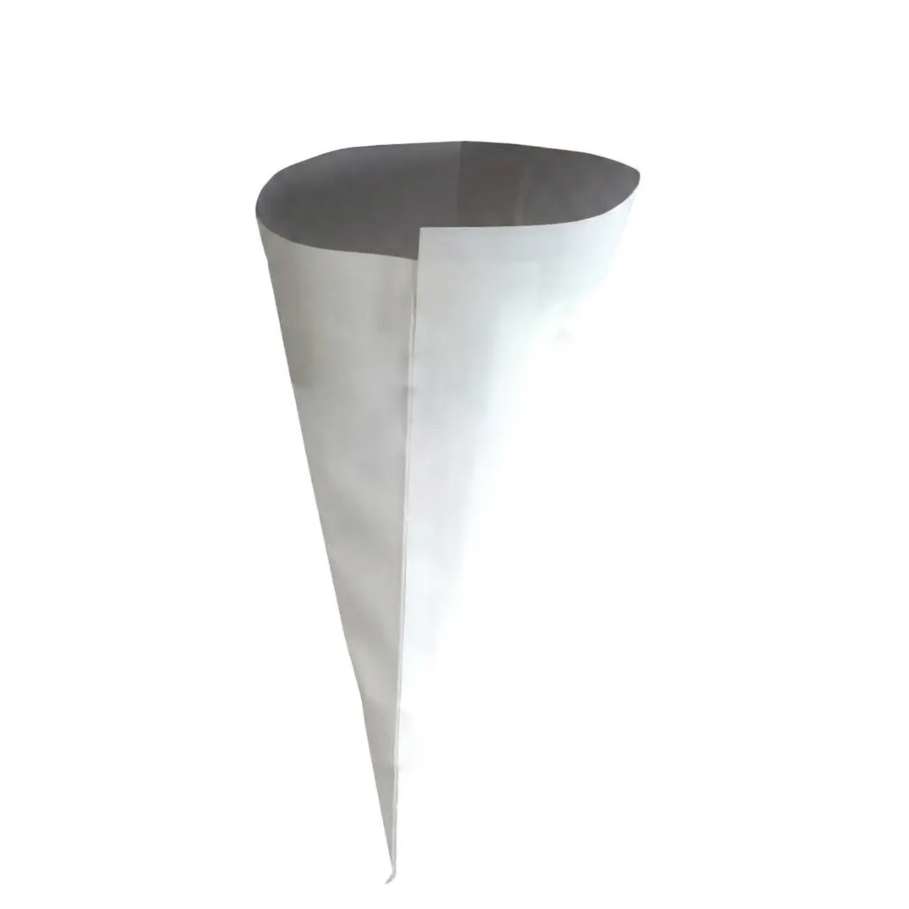 Neumaerker 05-40000 Spitztuete, konischer Kegel, Papierkonus, weiß, gefalteter Rand, Ausstülpungslage