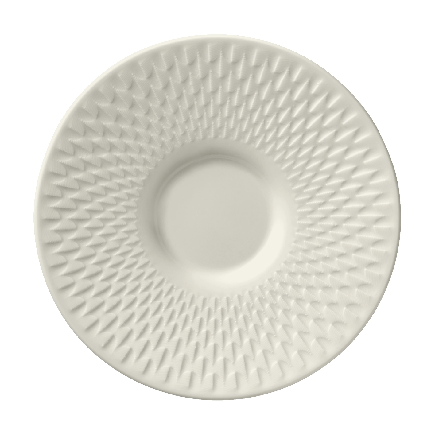 Bauscher Purity Reflections 6696959 Untertasse rund Relief