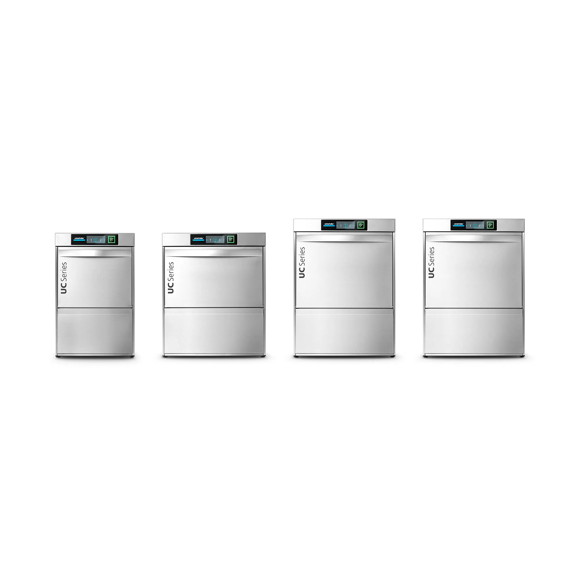 Winterhalter UC 4 Maschinengroessen, Spülmaschine, Geschirrspüler, Edelstahl, Kompakt, UC Series