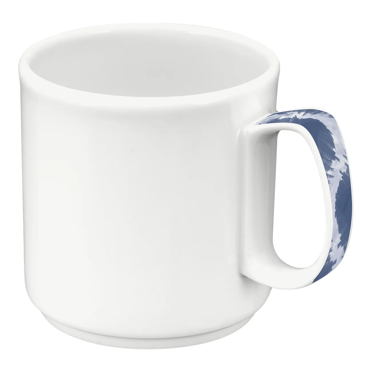 Tasse, Becher, Kaffeetasse, weiße Tasse, Staffel-Handgriff