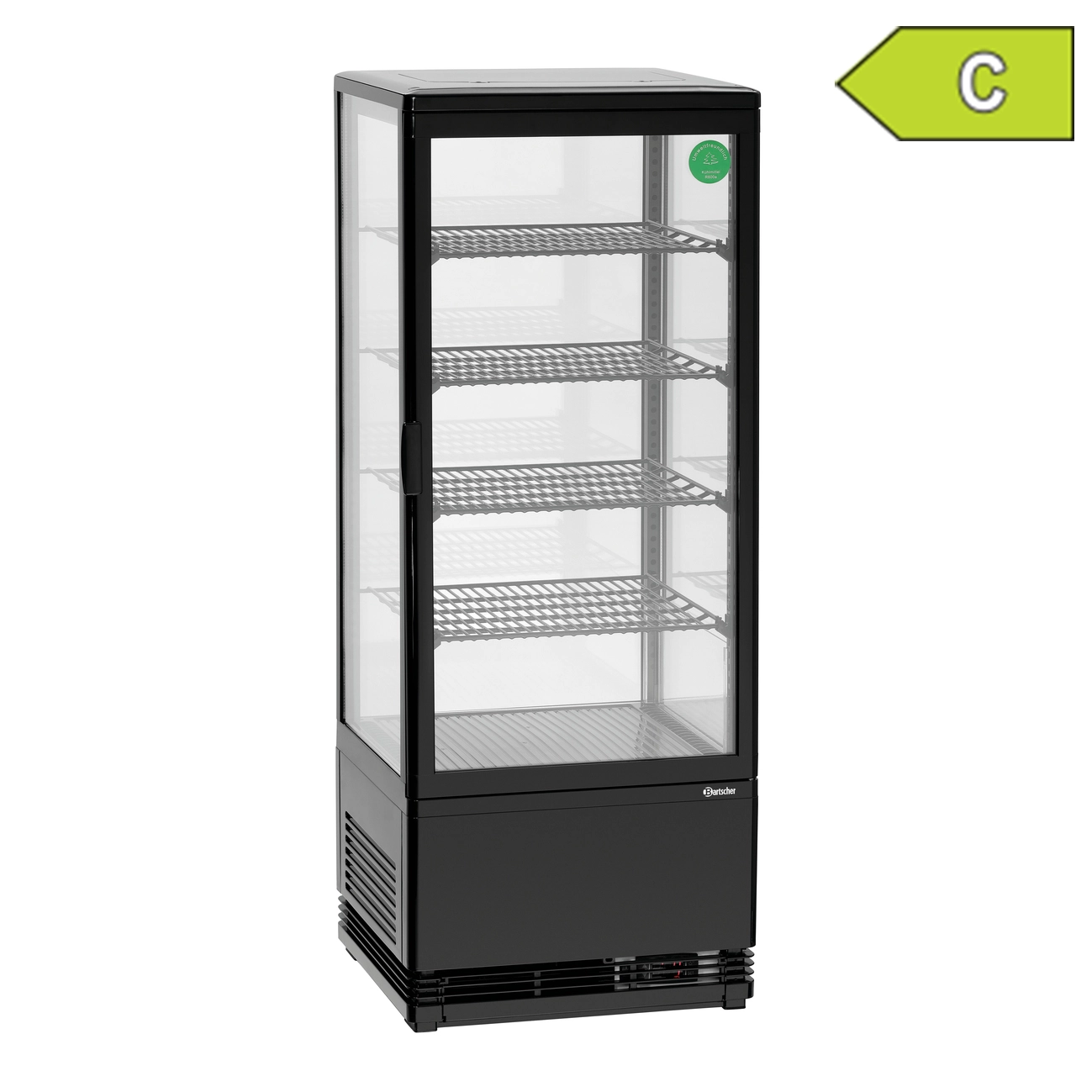 Bartscher 700398G Mini Kuehlvitrine Label   Bartscher 700398G Mini Kuehlvitrine Label