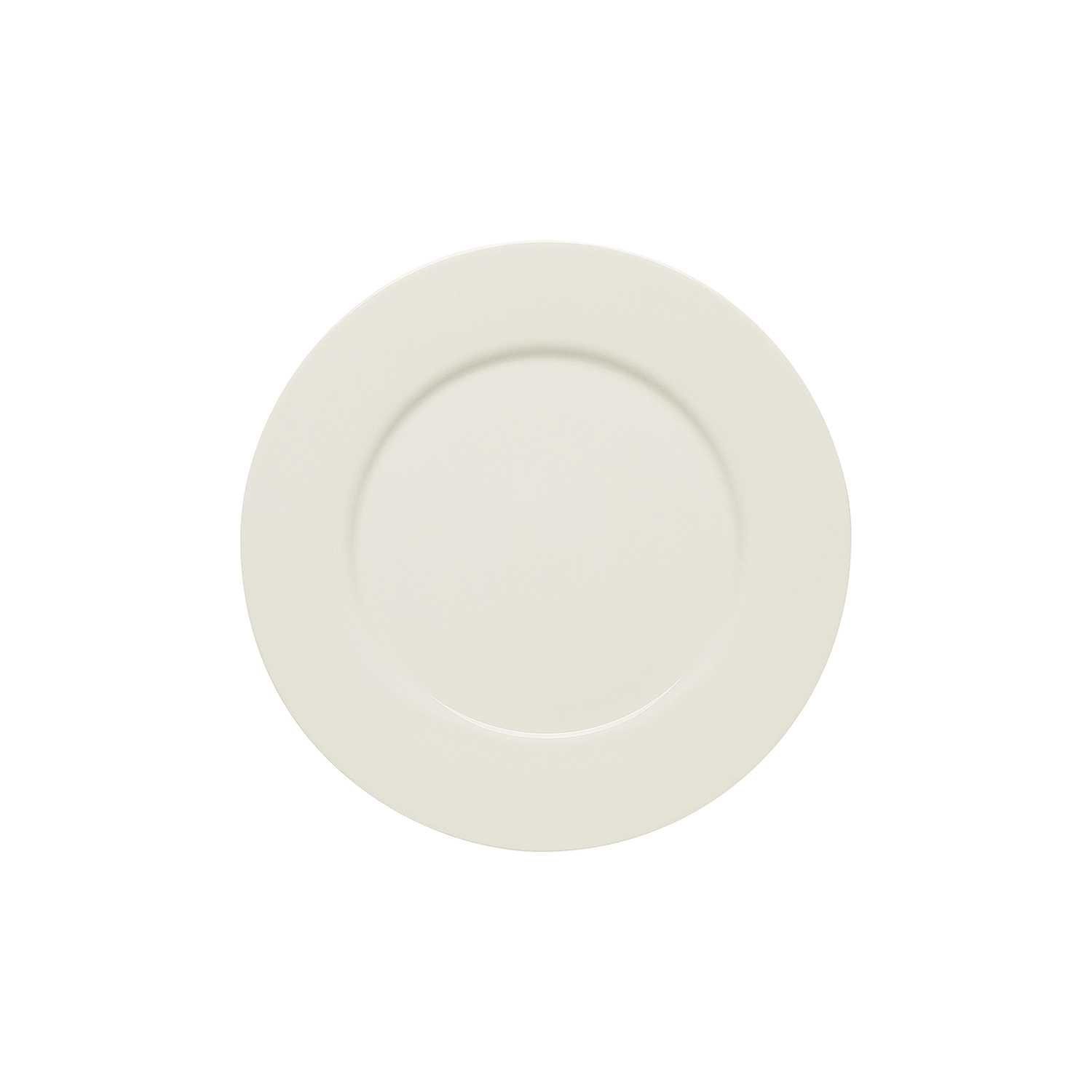 Bauscher Purity Teller flach rund Fahne 669002262 Draufsicht