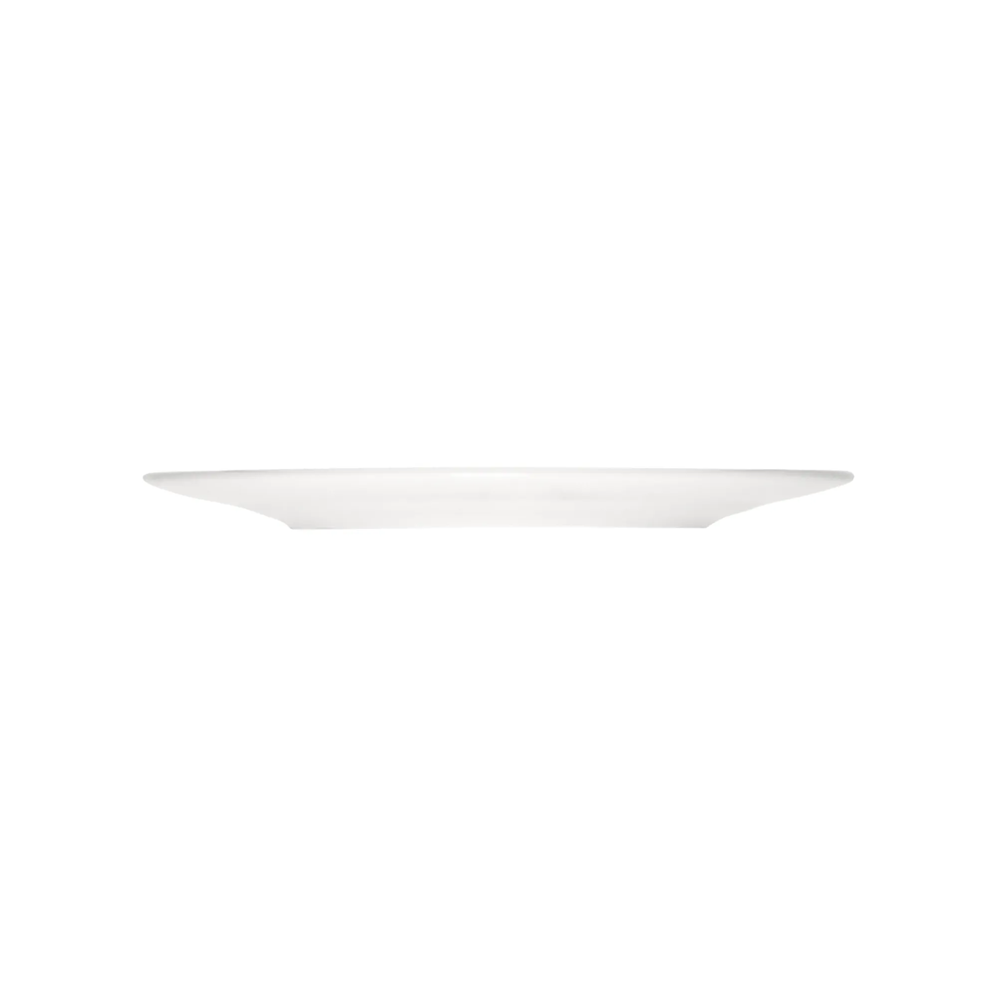 Bauscher Carat Teller flach rund Fahne Relief seitlich 6250024