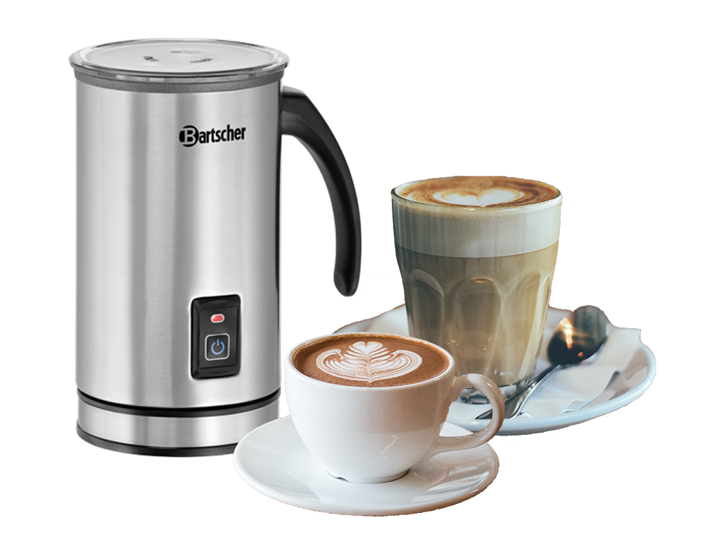 Milchschaeumer Milchschaeumer, Pokal, Kaffeetasse, Latte, Besteck, Löffel