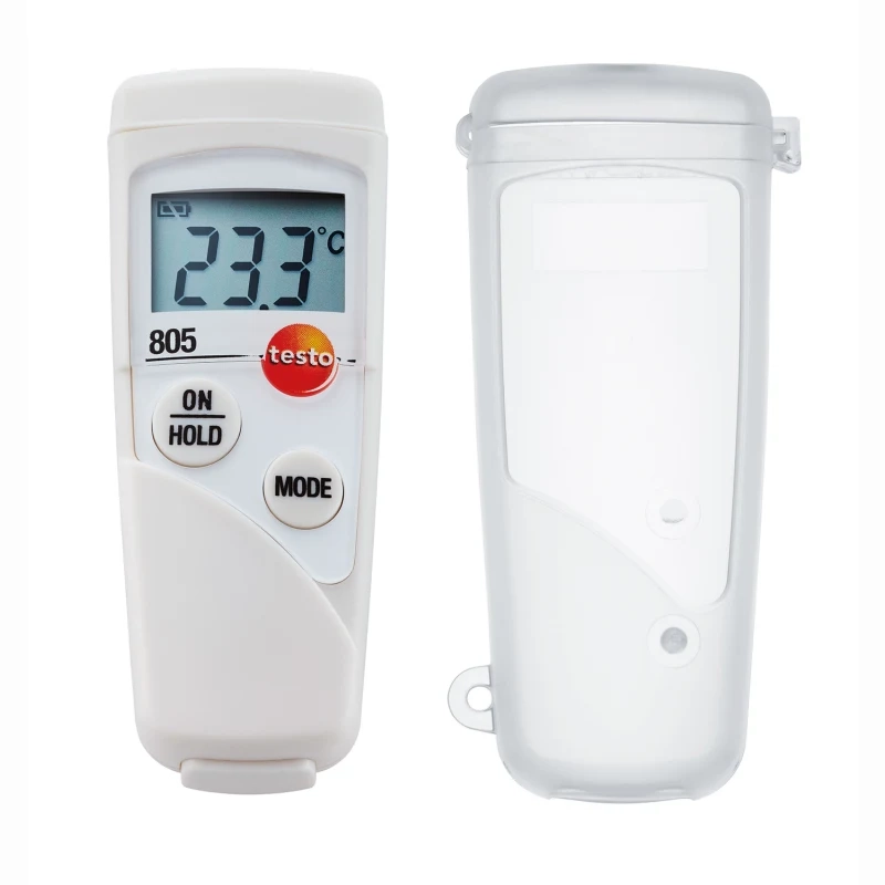 Testo 05638051 805 Infrarot-Thermometer 1   Testo 05638051 805 Infrarot-Thermometer mit Schutzhuelle