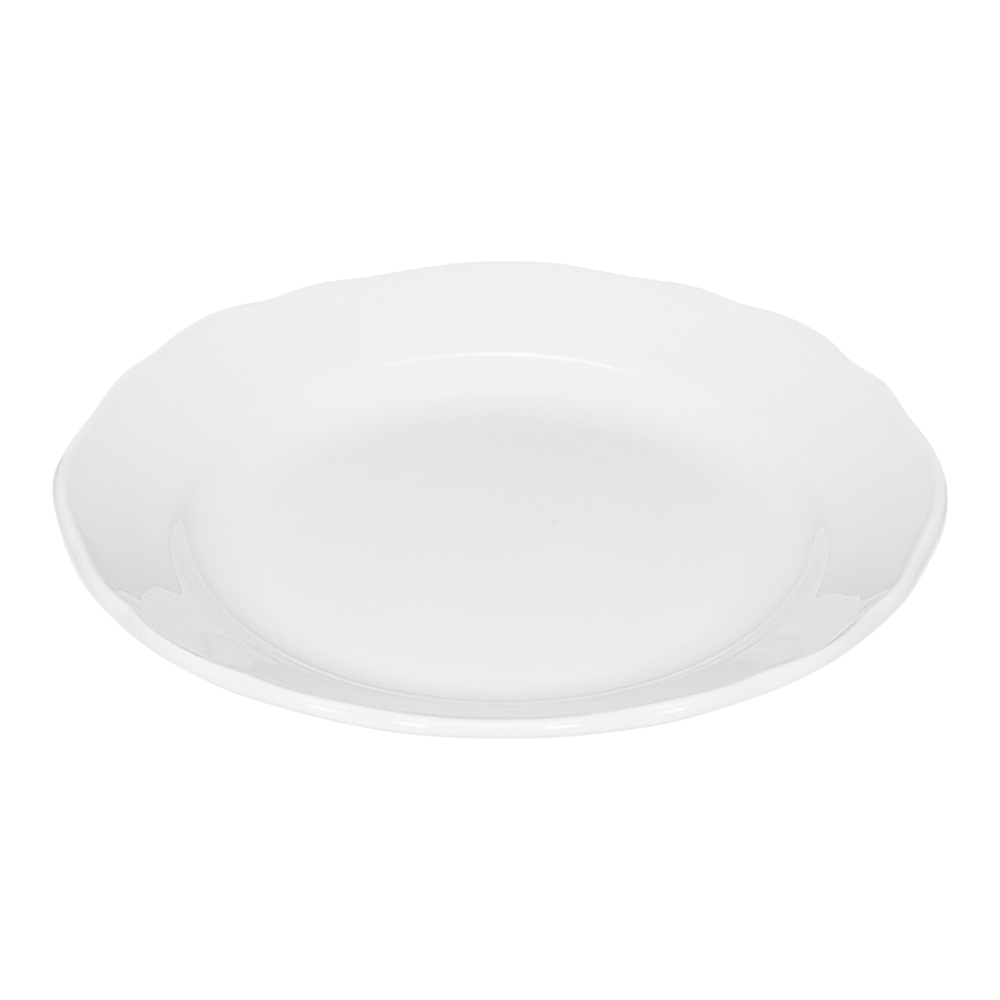 Bauscher 6450015 Teller flach rund Fahne Bauscher 6450015 Teller flach rund Fahne, Porzellan, Töpferei, Mahlzeit, Teller