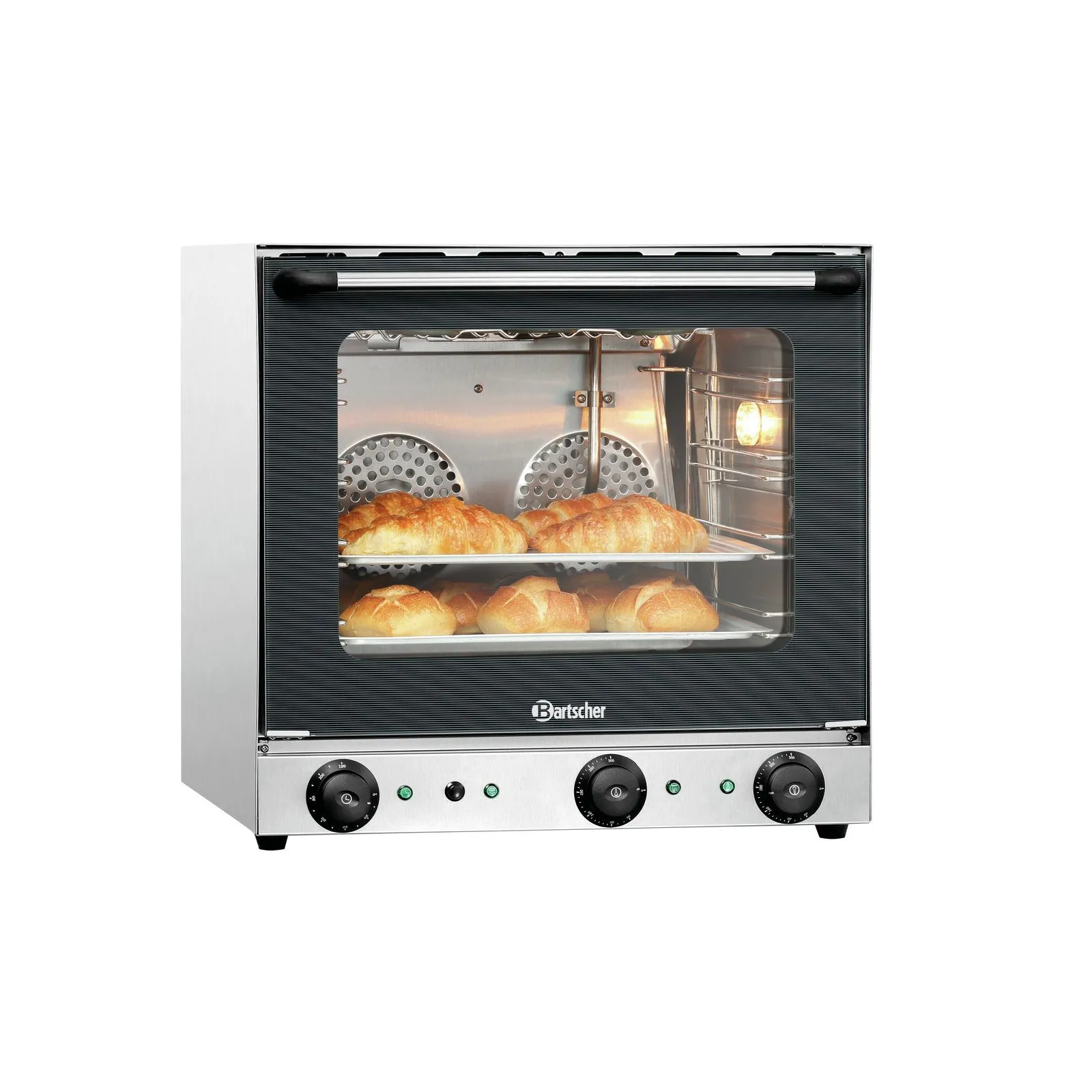Bartscher A120788 Heißluftofen AT120 geschlossen mit Essen
