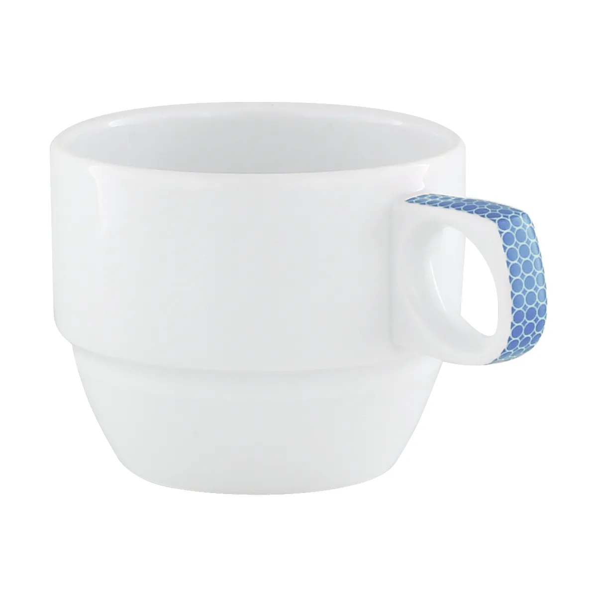 Bauscher Care Dimension Invita Obertasse Dekor auf Henkel Wasserblau