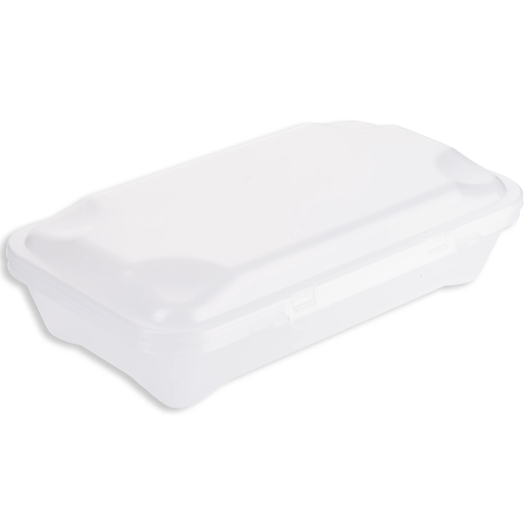 Contacto Mehrweg Menueschale Weiss 1 4 1180 140 2   Contacto Menüschale WE TURN GN 1/4 weiß Deckel geschlossen 1180143