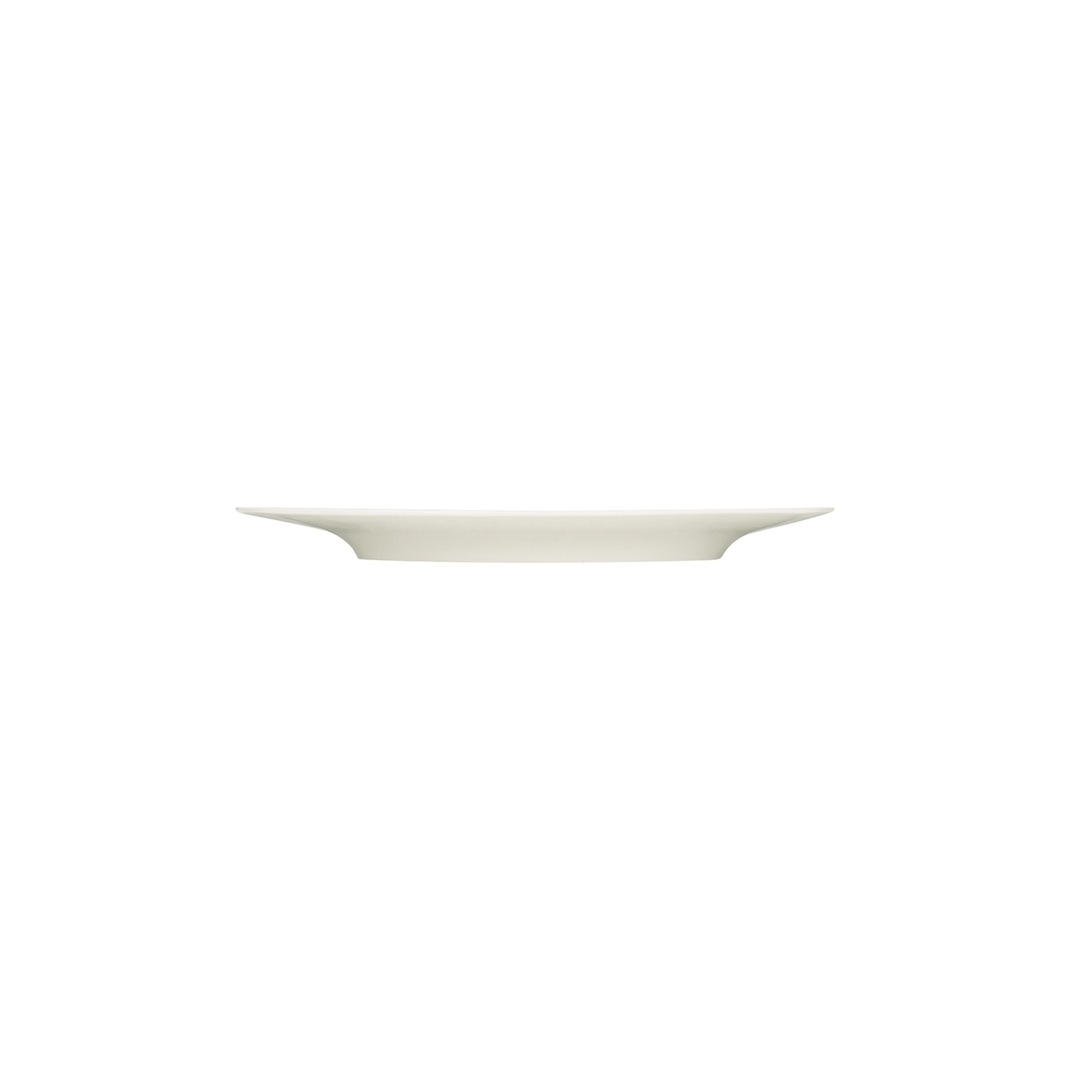 Bauscher Purity Teller flach rund Fahne 669002262 seitlich