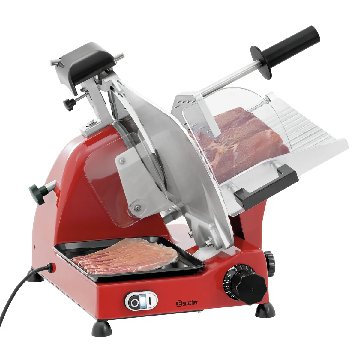 Bartscher 174305 Aufschnittmaschine mit geschnittenem Schinken