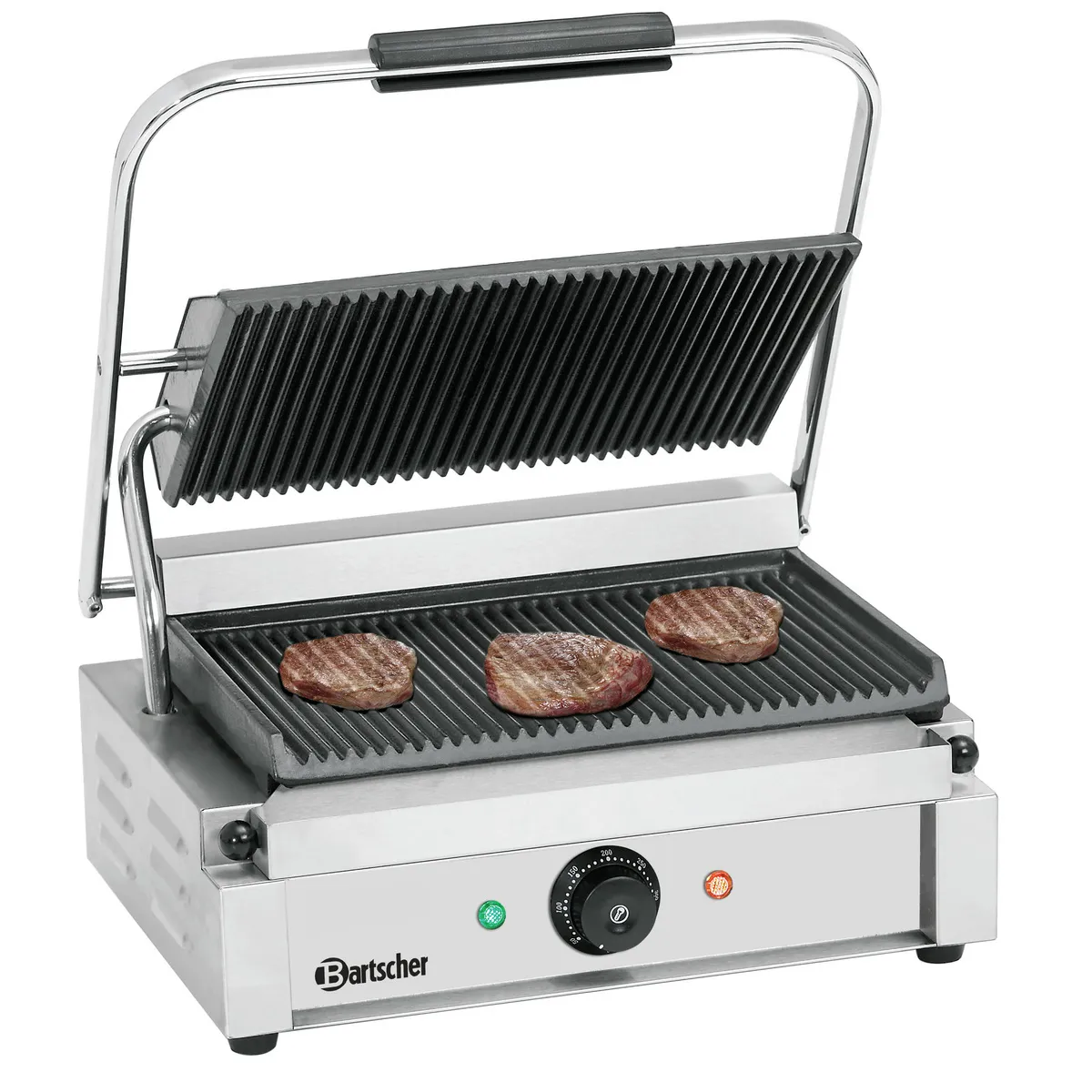 Bartscher A150674 Kontaktgrill mit drei Steaks