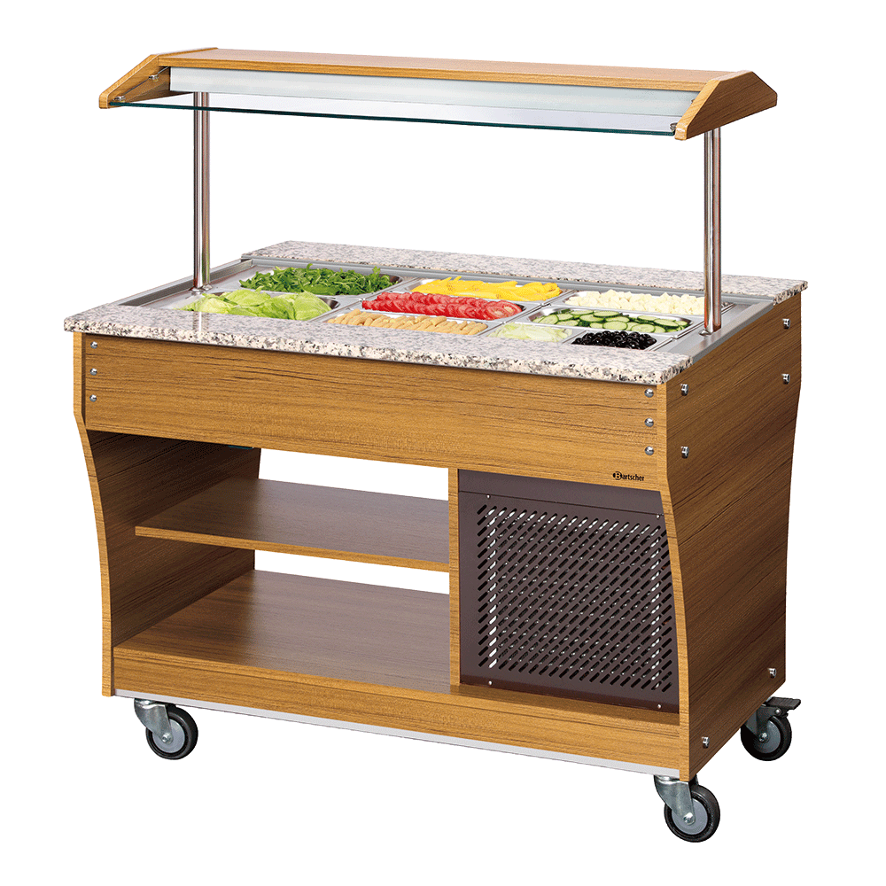 Bartscher 125525 Buffetwagen kalt 3x 1/1 GN Bartscher 125525 Buffetwagen kalt 3x 1/1 GN