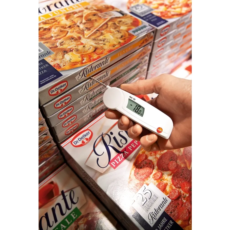 Testo 05600103 103 Einstechthermometer 10   Testo 05600103 103 Einstechthermometer Temperaturmessung zwischen Pizzakartons